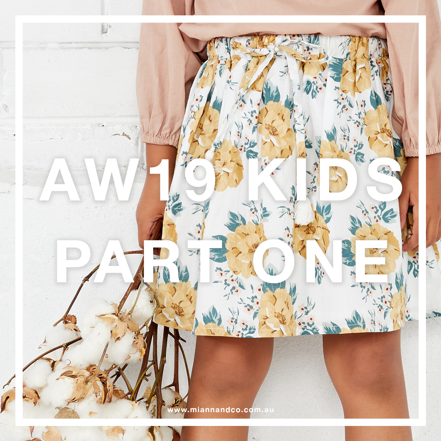 MUSTARD FLORAL SKIRT