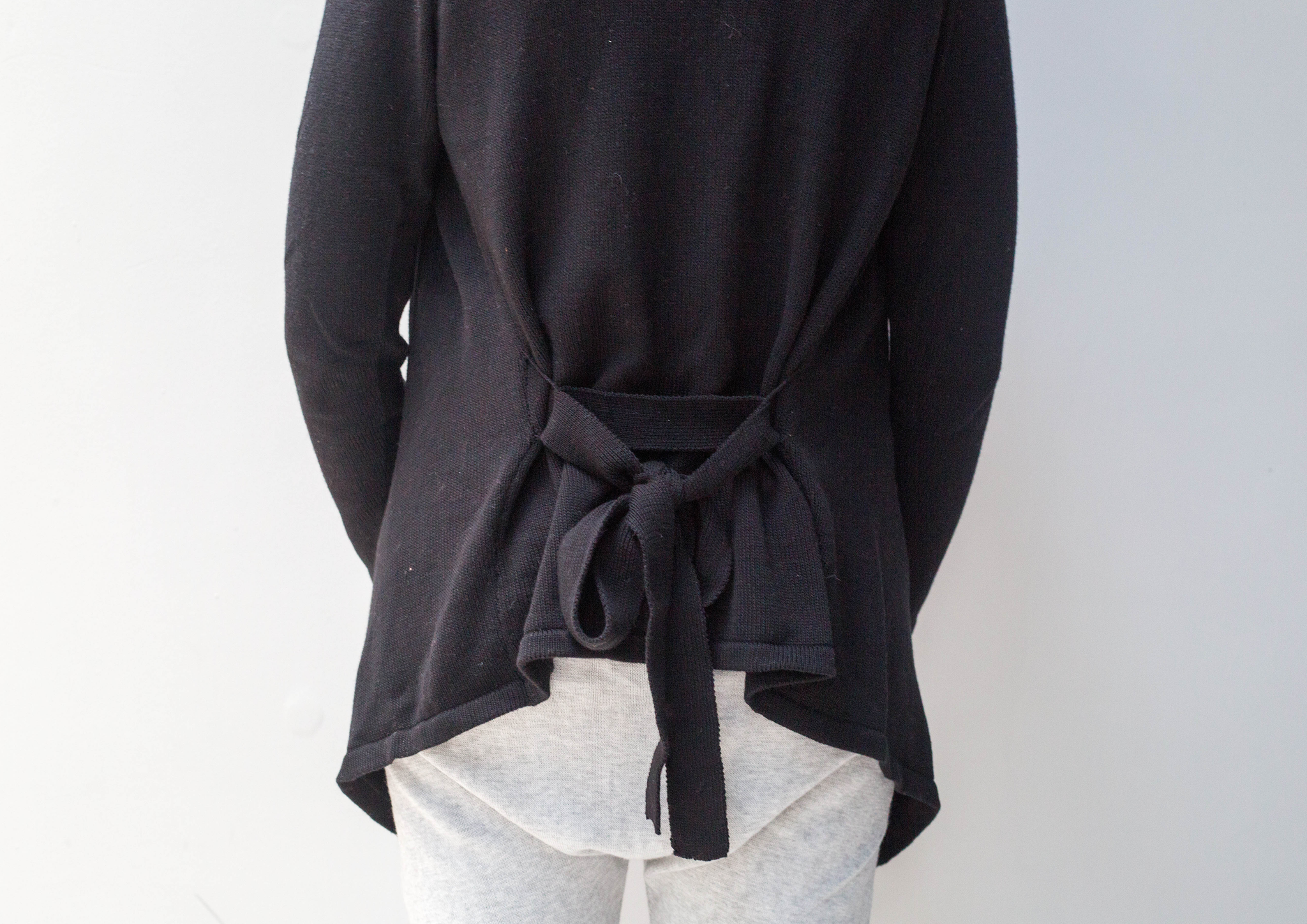 sarah knit jacket black