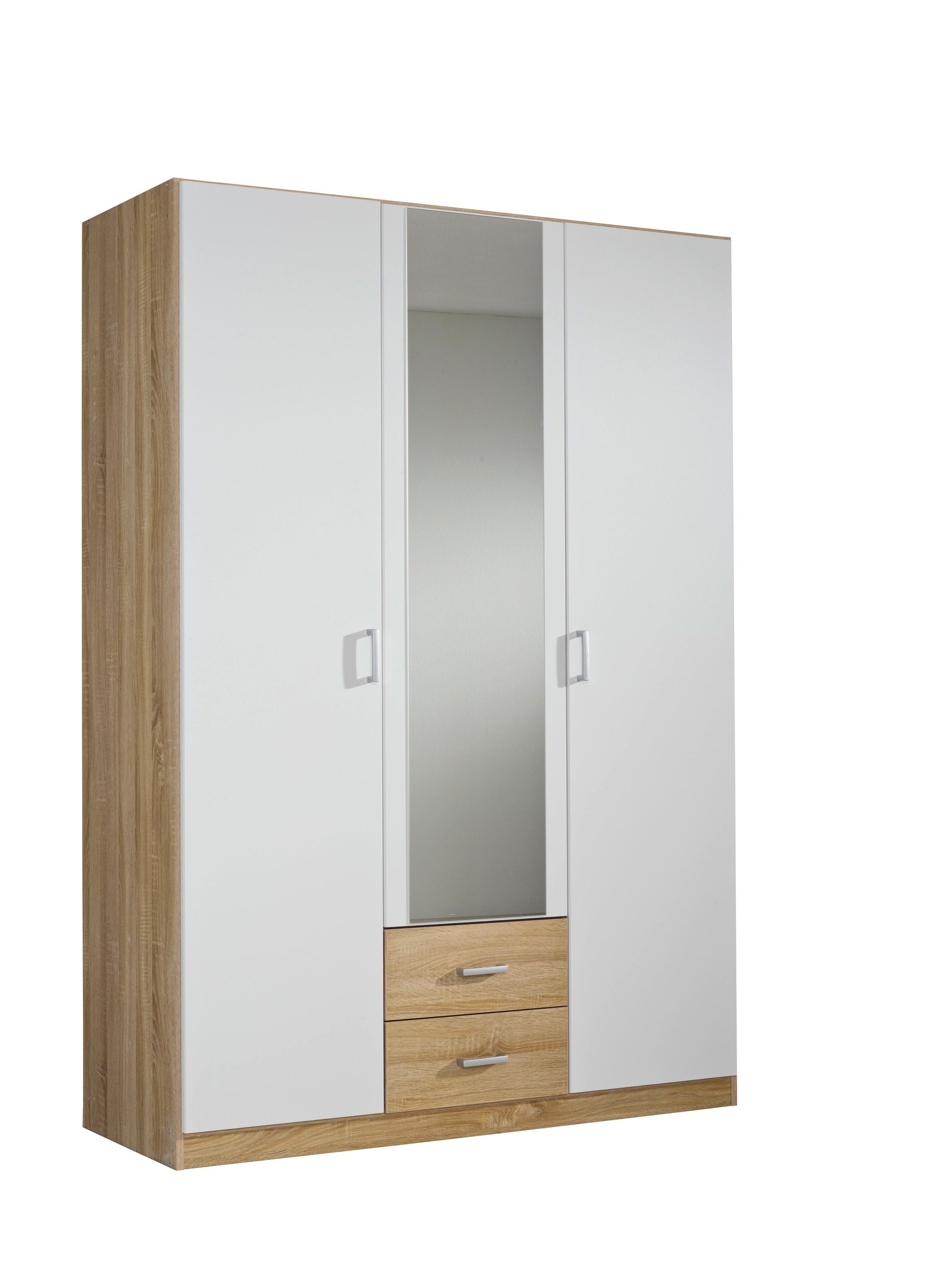 Kleiderschrank Biotiful 11 Parisot 3-trg mit 1x Spiegel + 2 Schubladen