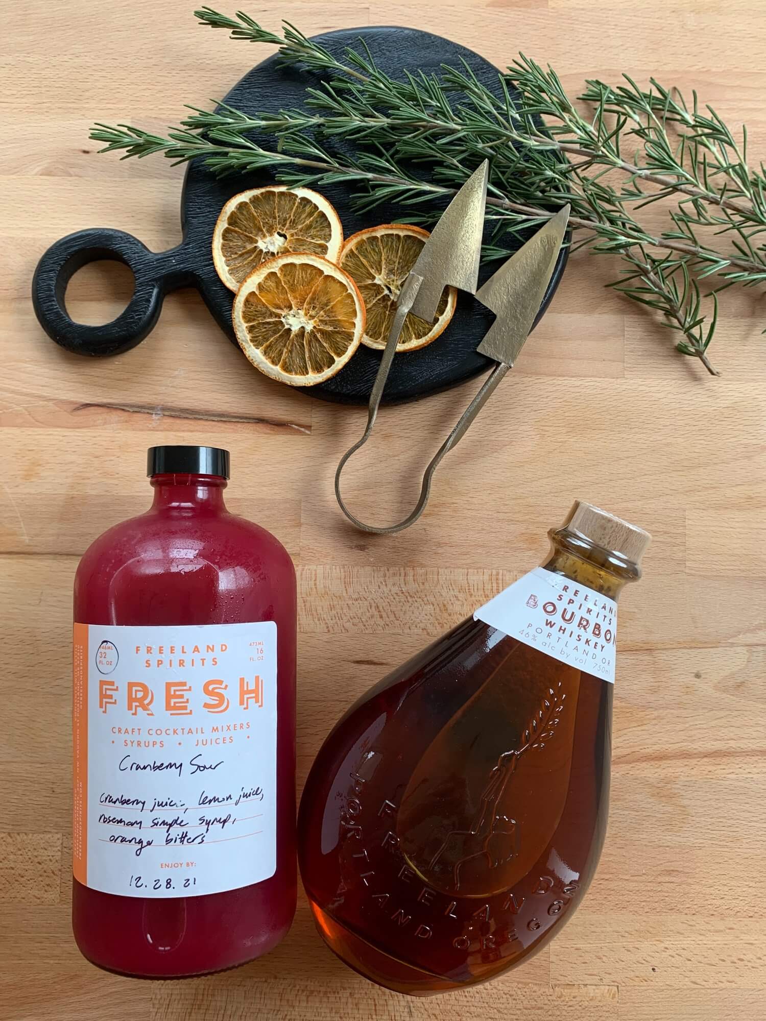 Freeland Spirits Cranberry Sour Cocktail