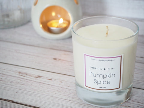 Pumpkin Spice 7oz Candle by Where I Glow