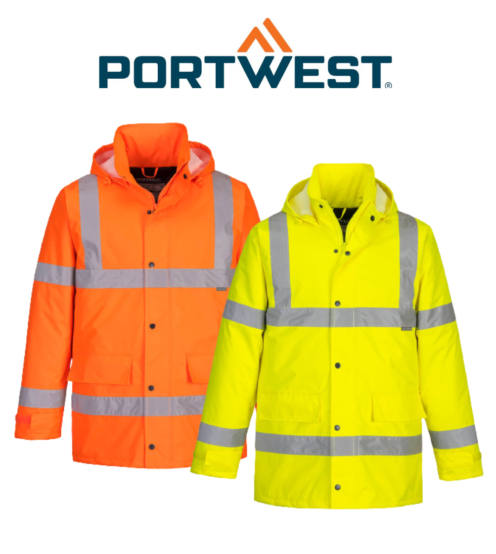 Portwest Hi Vis Yellow Long Sleeved Vest (C473)