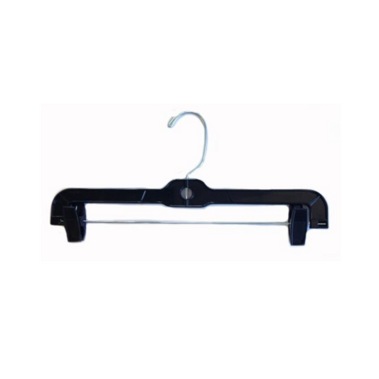 12 Clip Hangers with Rubber Pinch Grip (Black)(Box of 200) – 3 Hanger  Supply Company