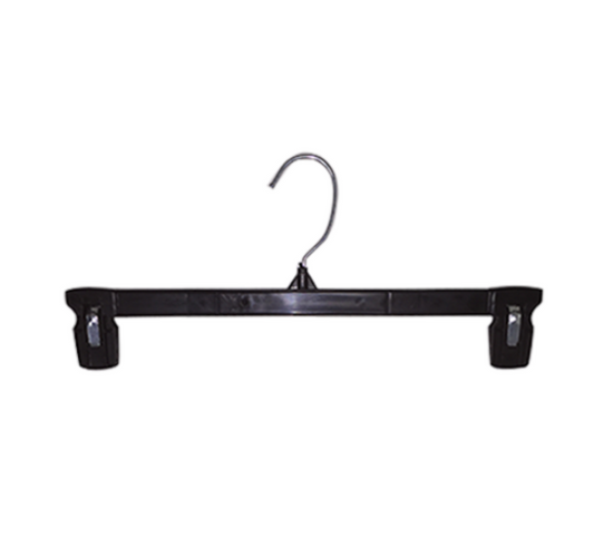 12 Clip Hangers with Rubber Pinch Grip (Black)(Box of 200) – 3 Hanger  Supply Company