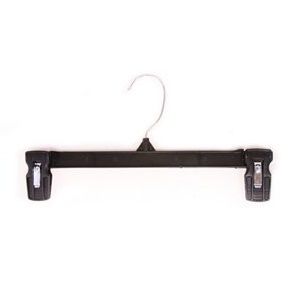 10 in Black Plastic Pinch Grip Hanger - 100 per Carton