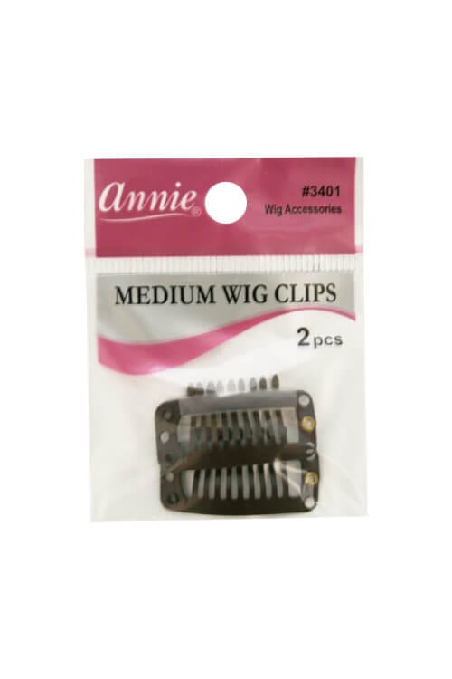 Annie Wig Clips Short Hooked 2ct