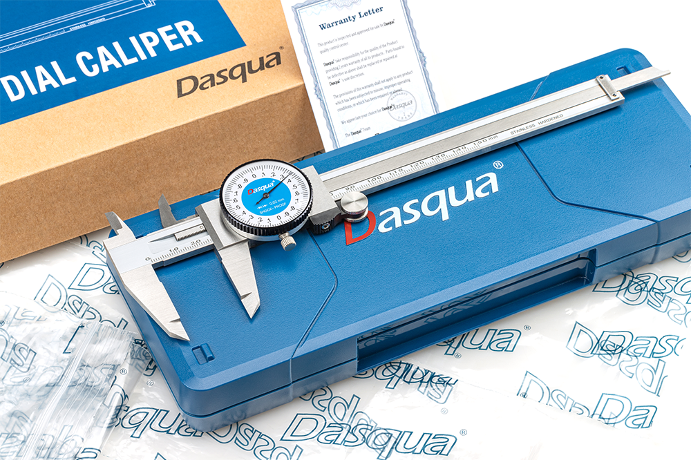 Dasqua Dial Caliper 0-200mm*0.02mm