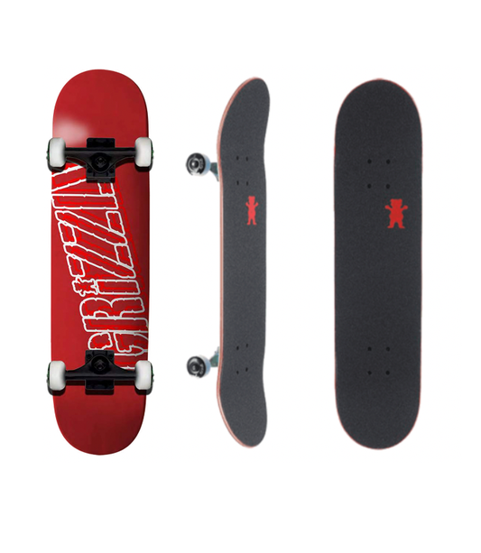 suspensie Productie buis GRIZZLY COMPLETE SKATEBOARDS 7.375" To 8.25"-TRINITY DECK GMC2210H06 | –  Skate Supply India