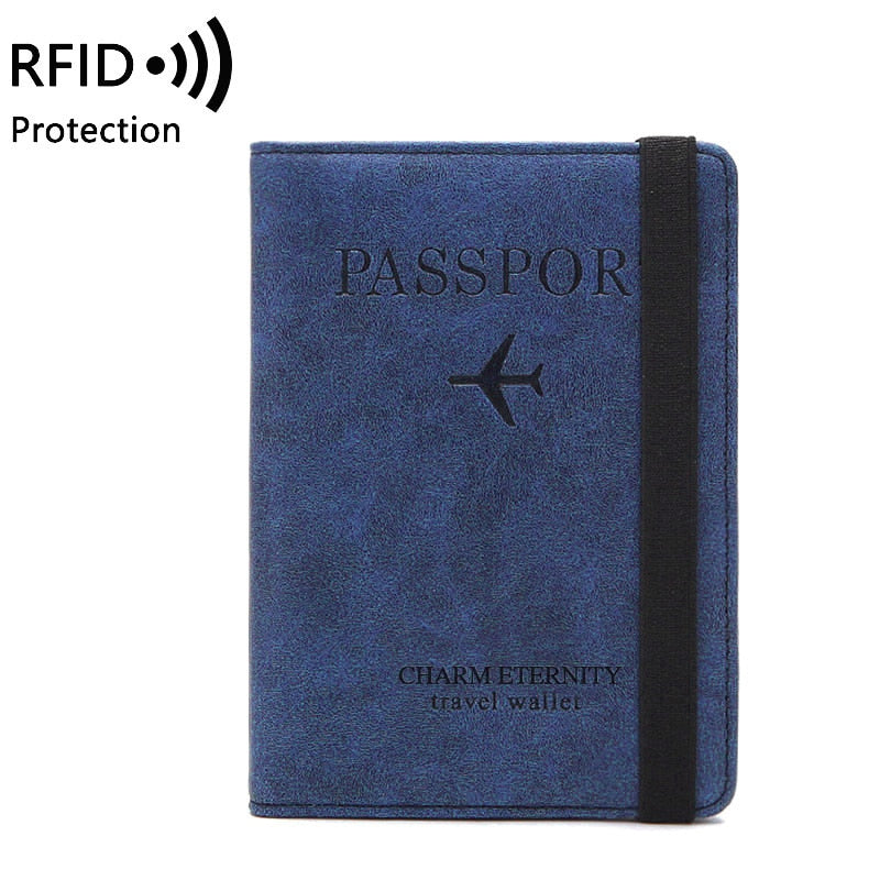 tweede Perth Blackborough Polijsten RFID Blocking Passport Cover | Pear & Park