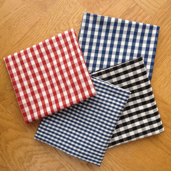 Gorgeous Gingham Fat Quarter Bundle in Organic Cotton