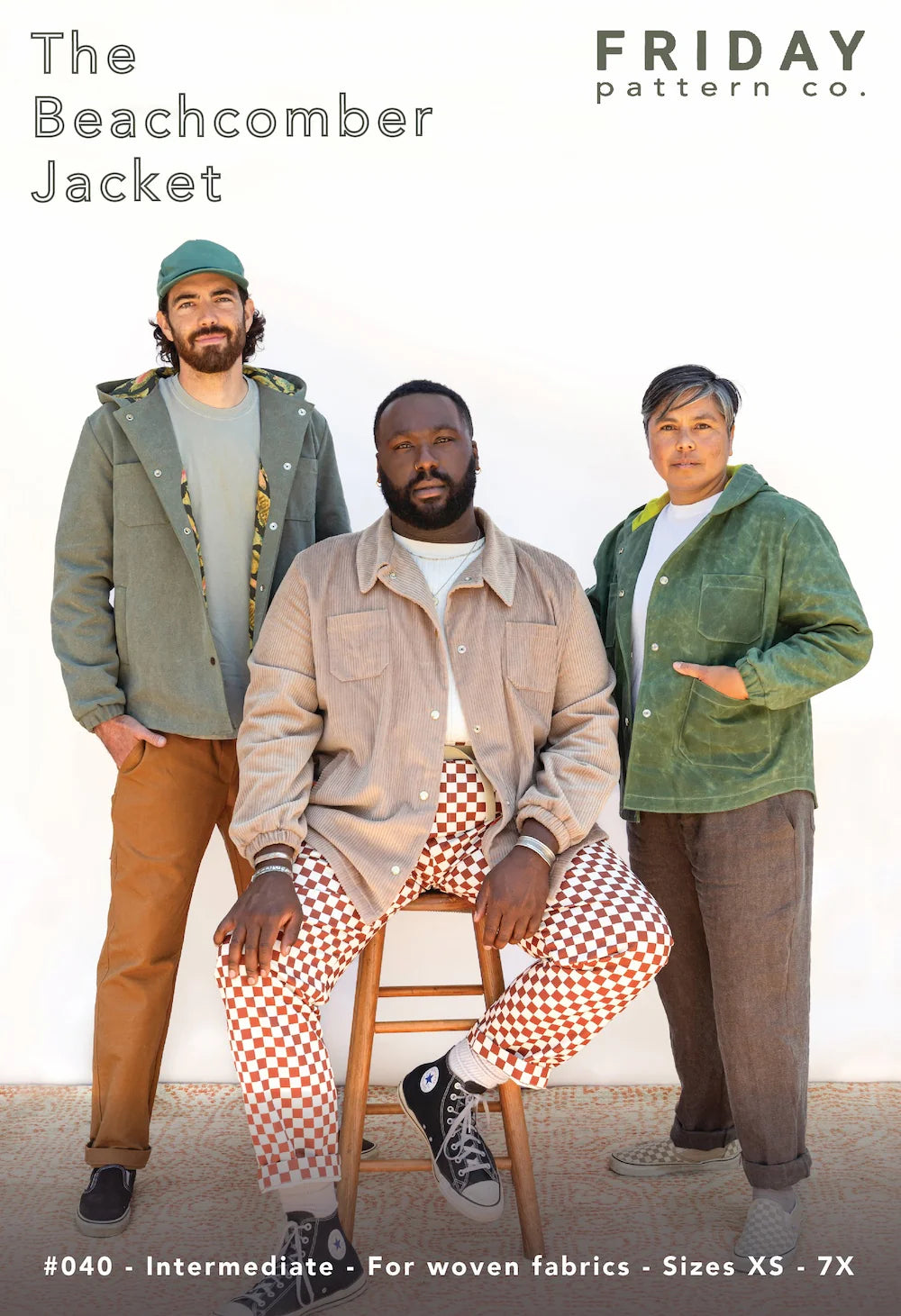 FridayPatternCompanyMen sBeachcomberJacketSewingPatternCover