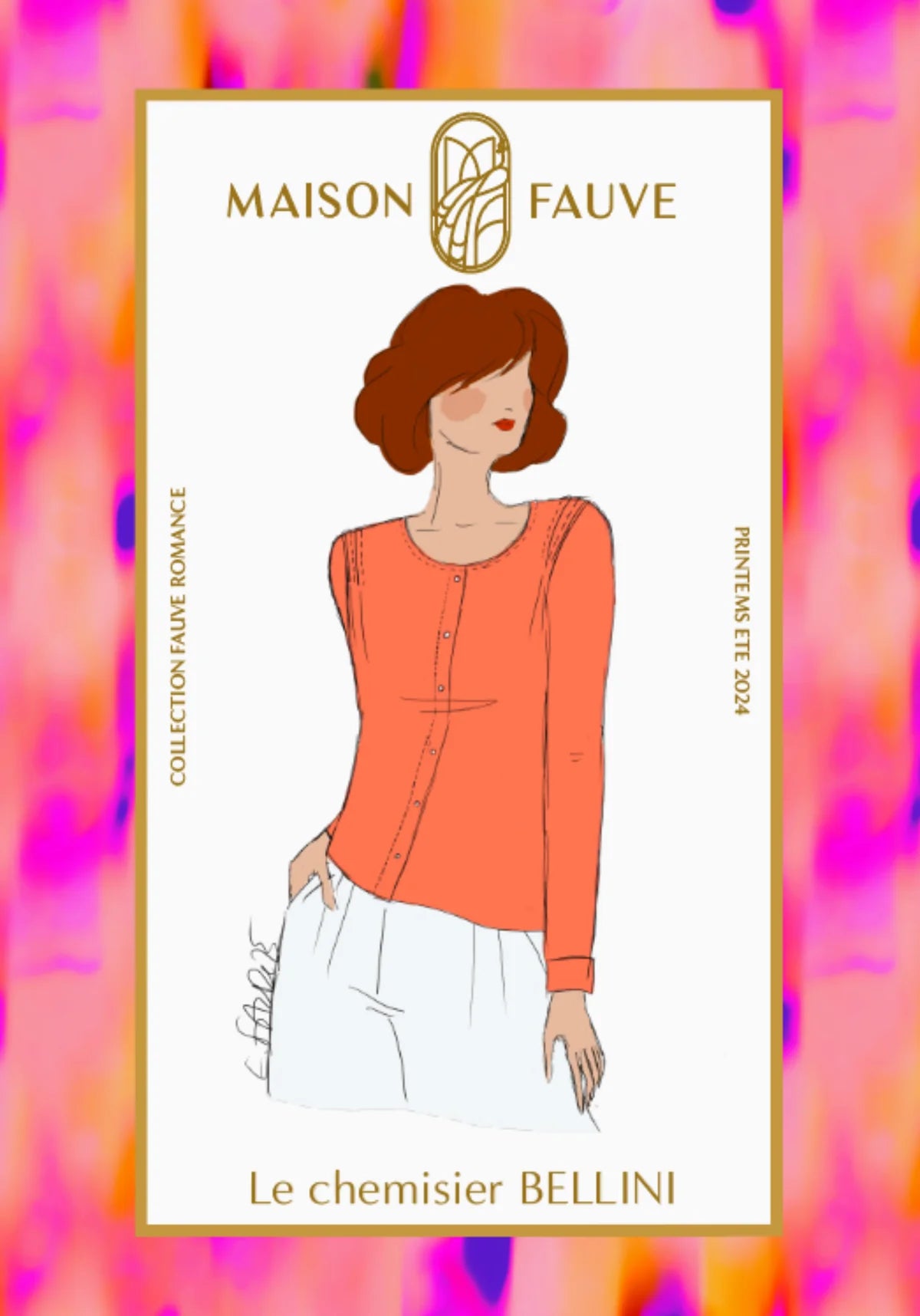 MaisonfauveBelliniBlouseSewingPatternFrontCover