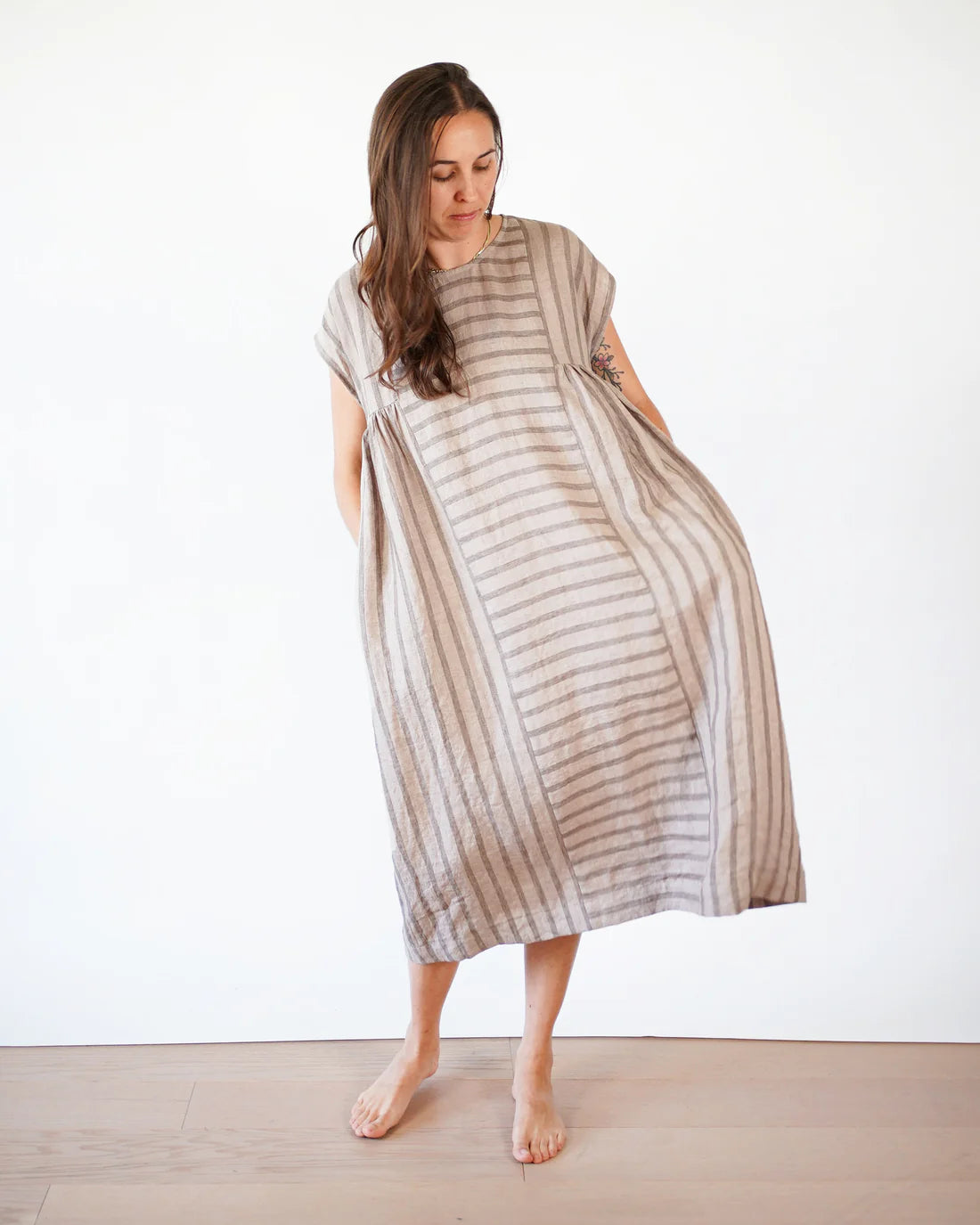 MatchyMatchySewingClubCollageGatherDressPDFSewingPattern7