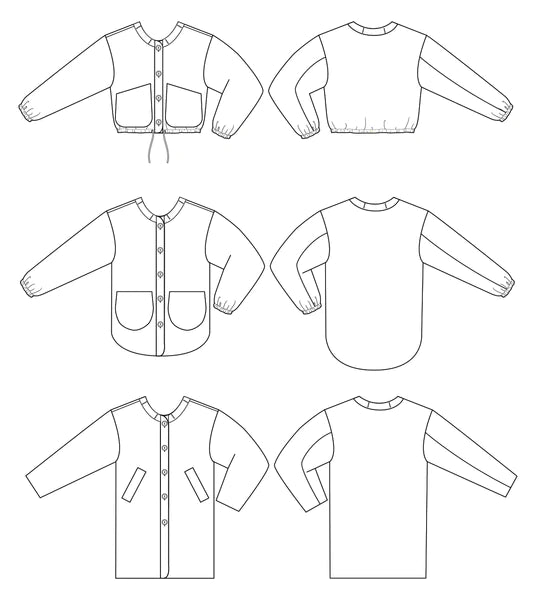 PapercutPatternEmmiCurveJacketSewingPatternIllustration