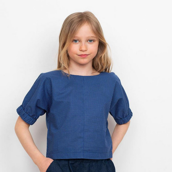 The Assembly Line Cuff Top Girl's Mini Sewing Pattern