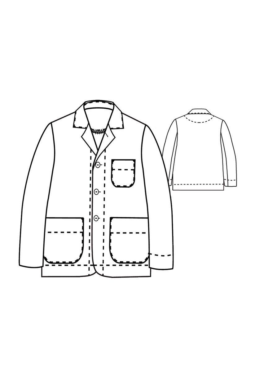 MERCHANT AND MILLS • The Foreman Jacket Sewing Pattern – The Draper's ...