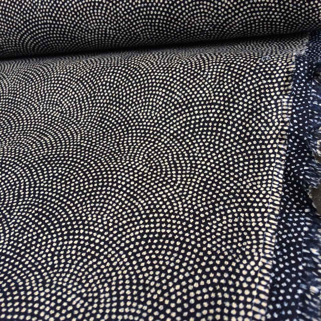 SEVENBERRY • Rustic Indigo Cotton • Geo Dots – The Draper's Daughter