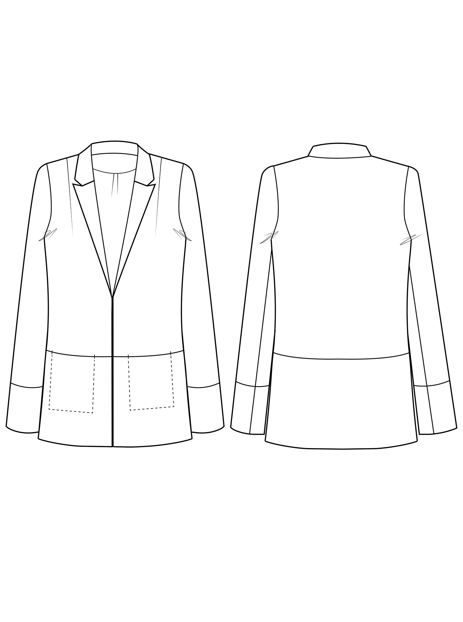 THE AVID SEAMSTRESS • The Blazer Sewing Pattern – The Draper's Daughter