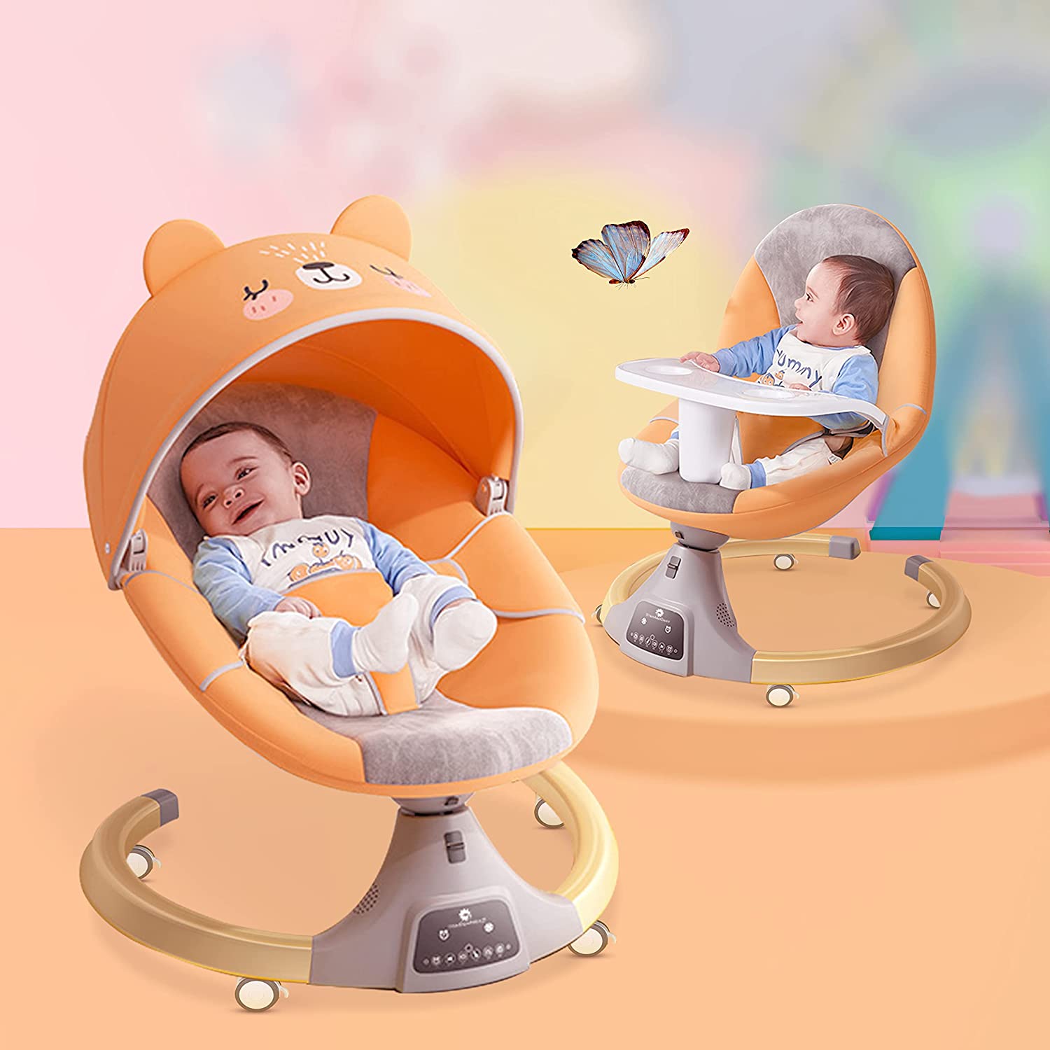 2 in 1 baby swing