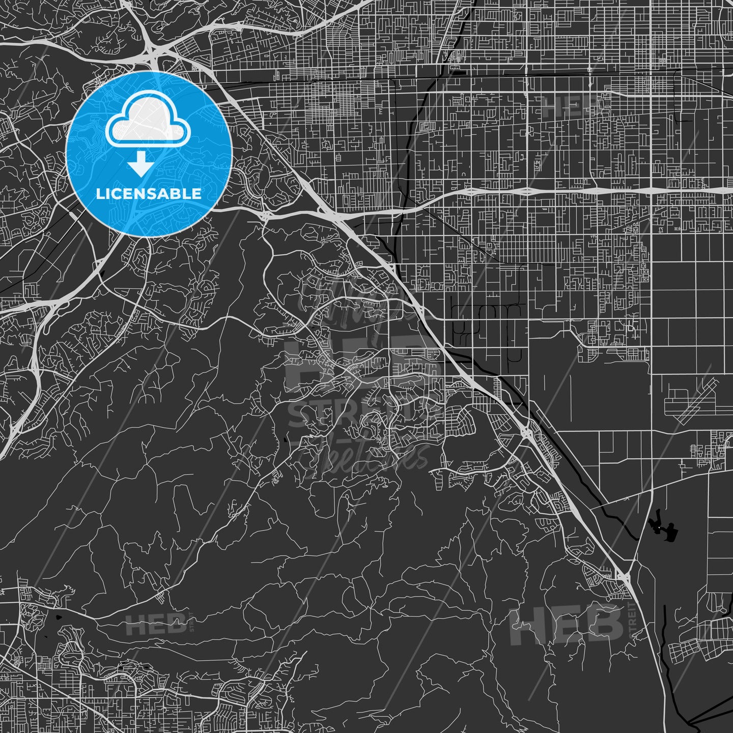 Chino Hills California 8211 Area Map 8211 Dark ?v=1674858644&width=1946