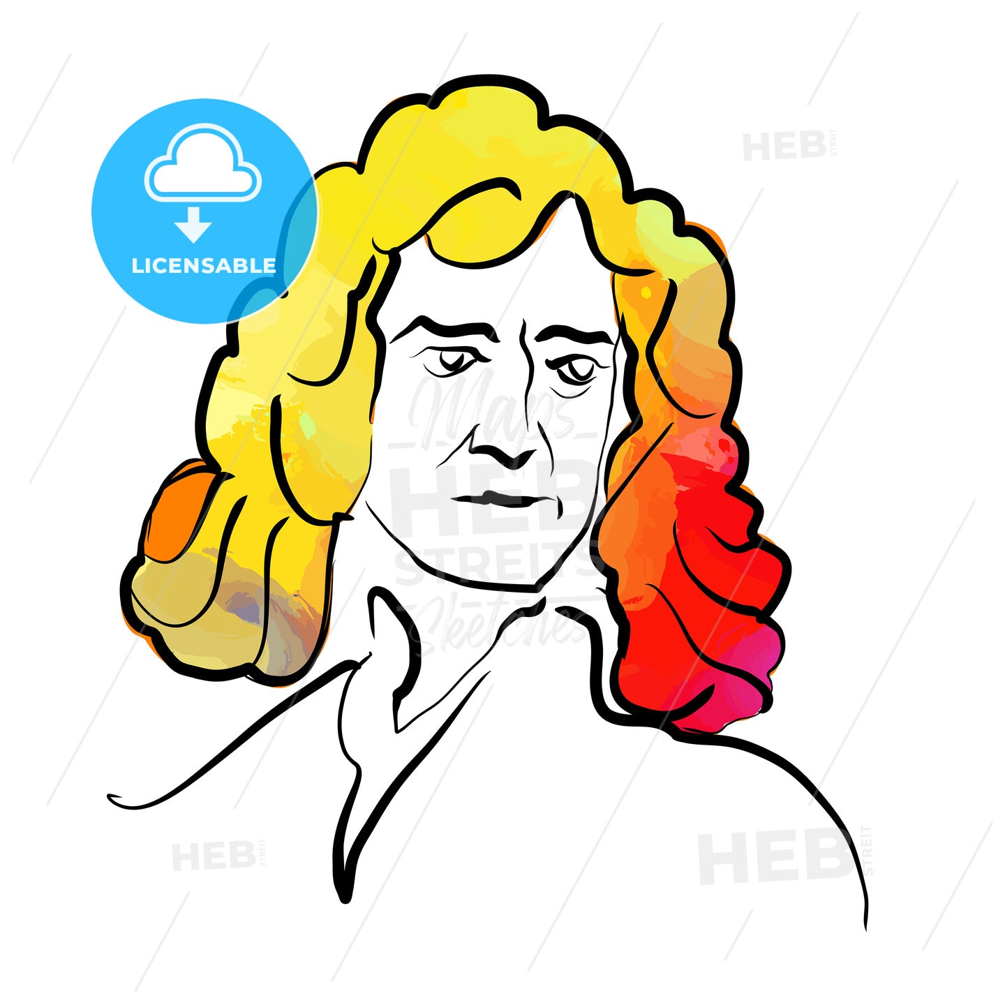 Amazon.com: Sir Isaac Newton N(1642-1727) English Physicist And  Mathematician Drawing Demonstrating The Refraction Of White Light Through A  Prism From A Letter Written By Newton To The Royal Society In 1672 Poste: