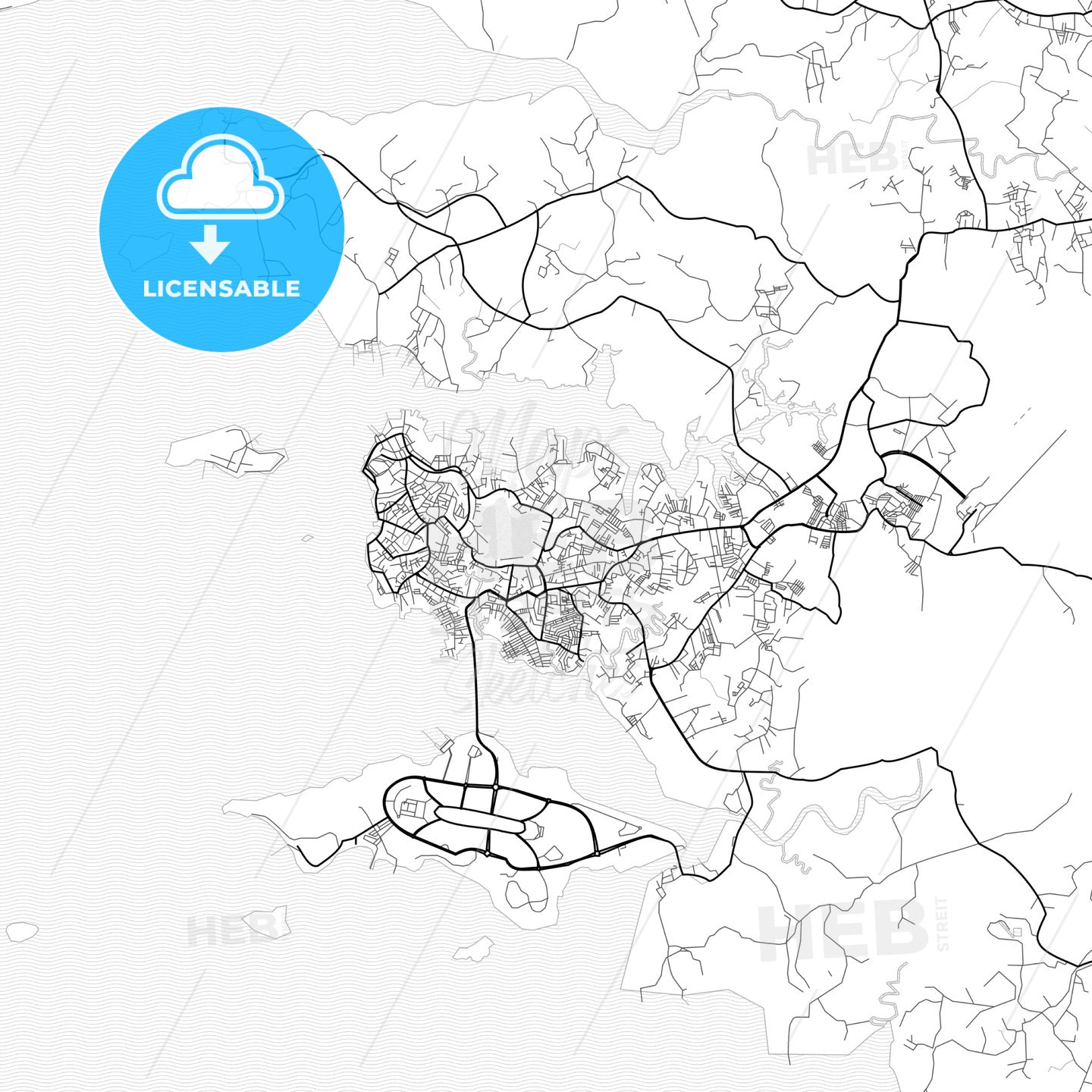 Vector PDF Map Of Tanjung Pinang Indonesia ?v=1675004517&width=1946