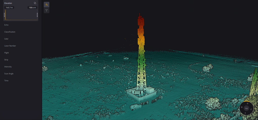 Turnuri de telecomunicatii Ultra 3 LiDAR