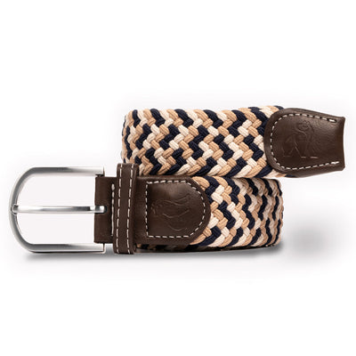 Men's Stretch Woven Blue & White Belt – Mugsy