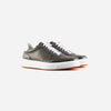 Gray Leather Sneakers