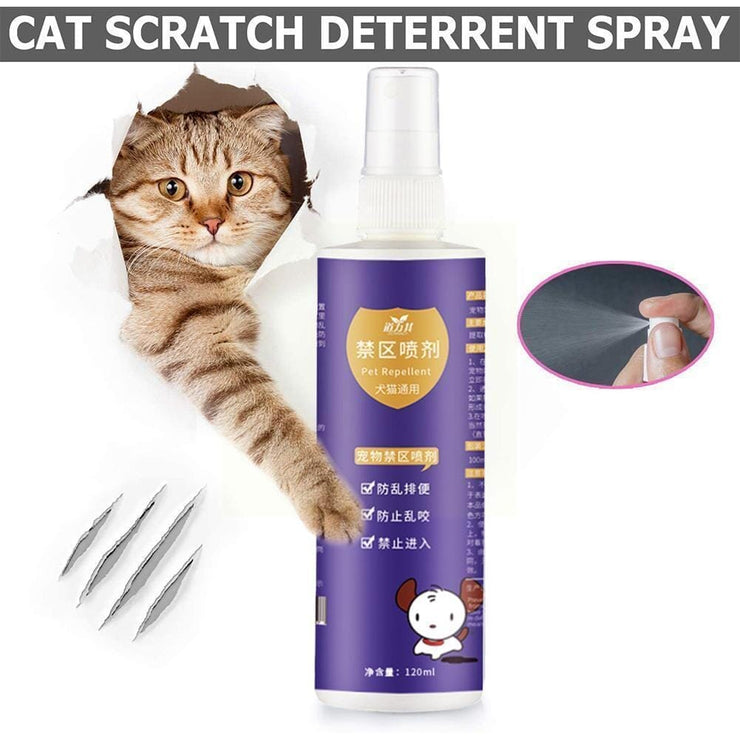 Pet Restricted Area Spray 120ml Natural Spray Non-irritating Induction Repellent Cat Dog Spray - Neko Pet Supplies | Default Title