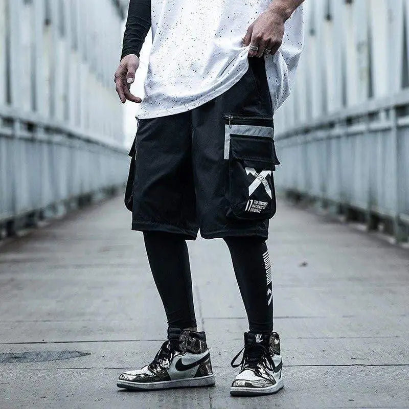 techwear shorts outfit