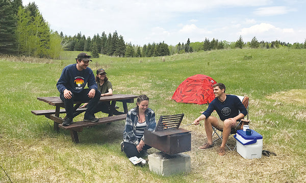 Tent site for family camp