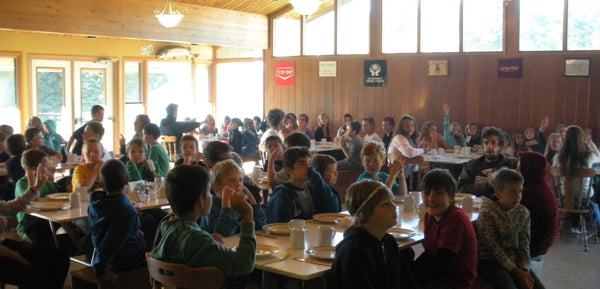 Dinning hall during summer camp