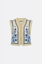 Gilets blauw Fabienne Chapot