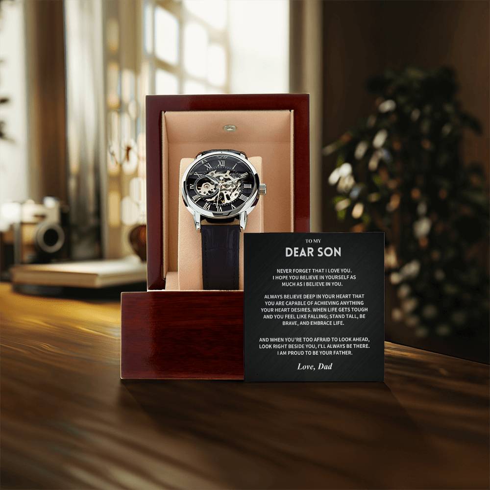 Son Openwork Watches - From Dad