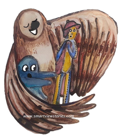 Ashamaya the owl represents being our own Self Mentor