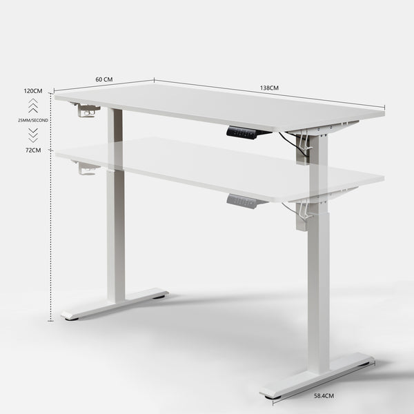 KOWO model 3041 stand up desk diemsion