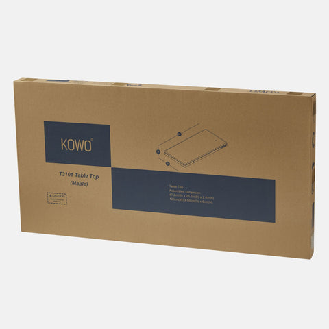 K310 standing desk's tabletop packaging