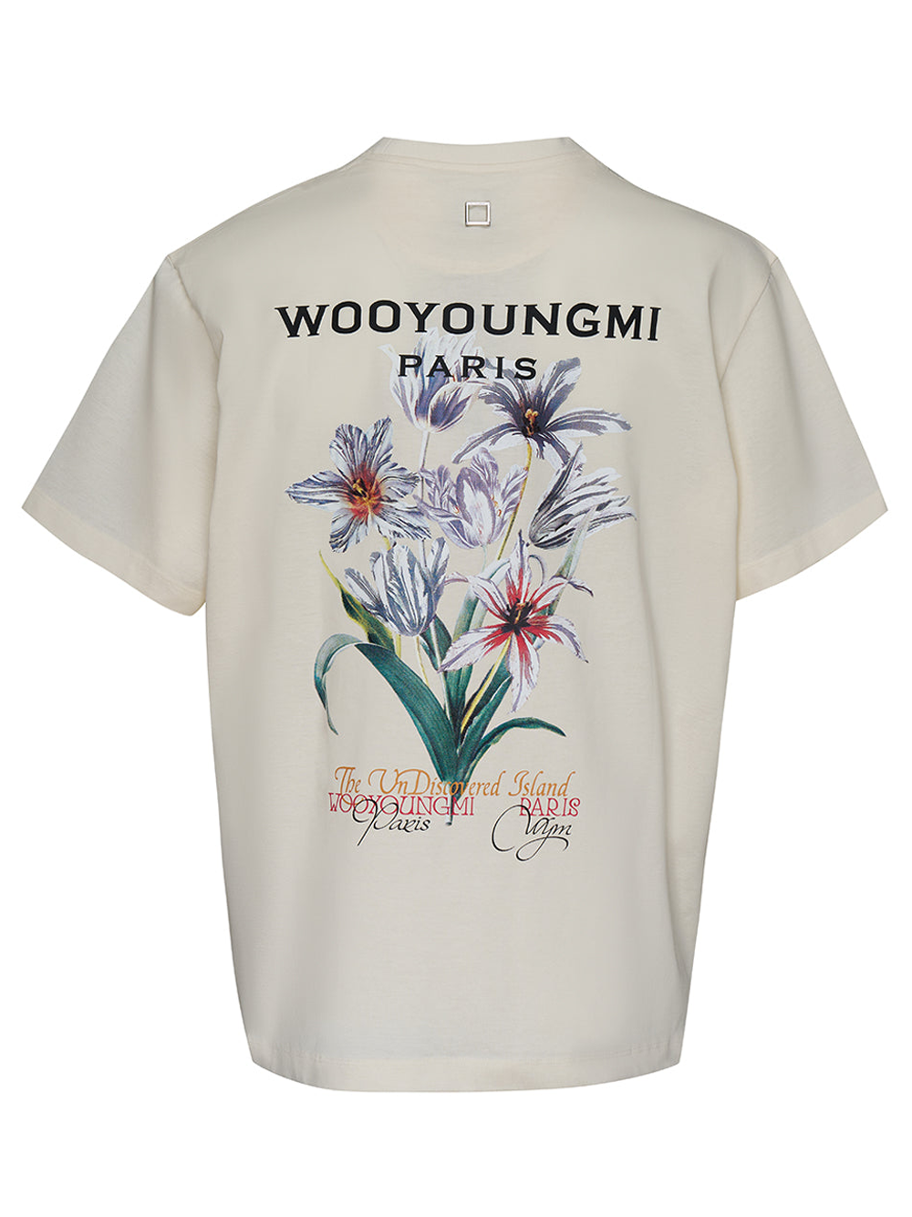 Wooyoungmi Blue Floral Denim Shirt