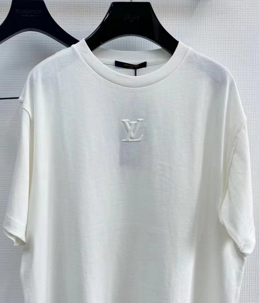 Louis Vuitton LV Flower Tapestry Print T-Shirt Milky White