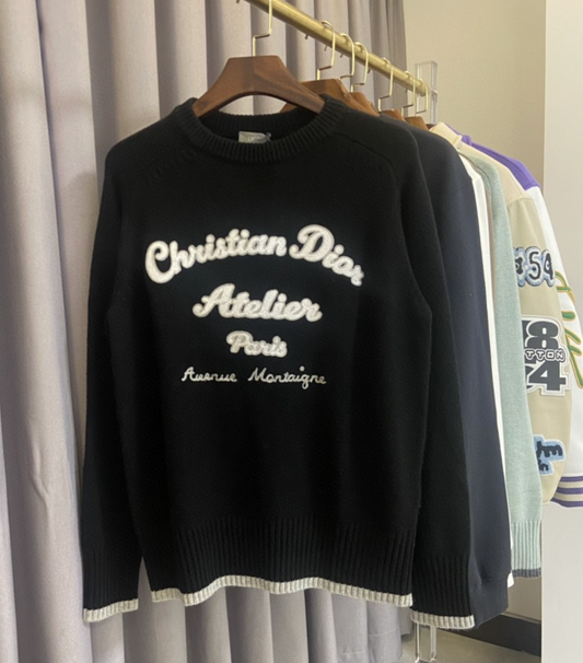 LV Fair Isle Macro Crewneck - Men - Ready-to-Wear