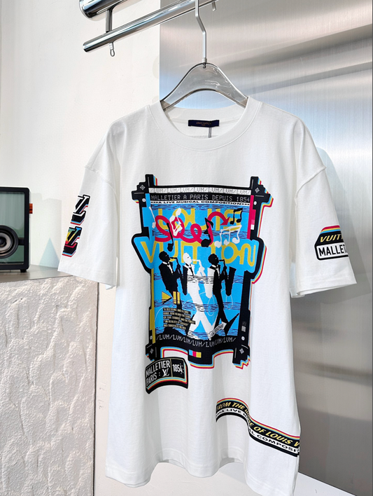 LV Concert Print Tshirt - Ready to Wear