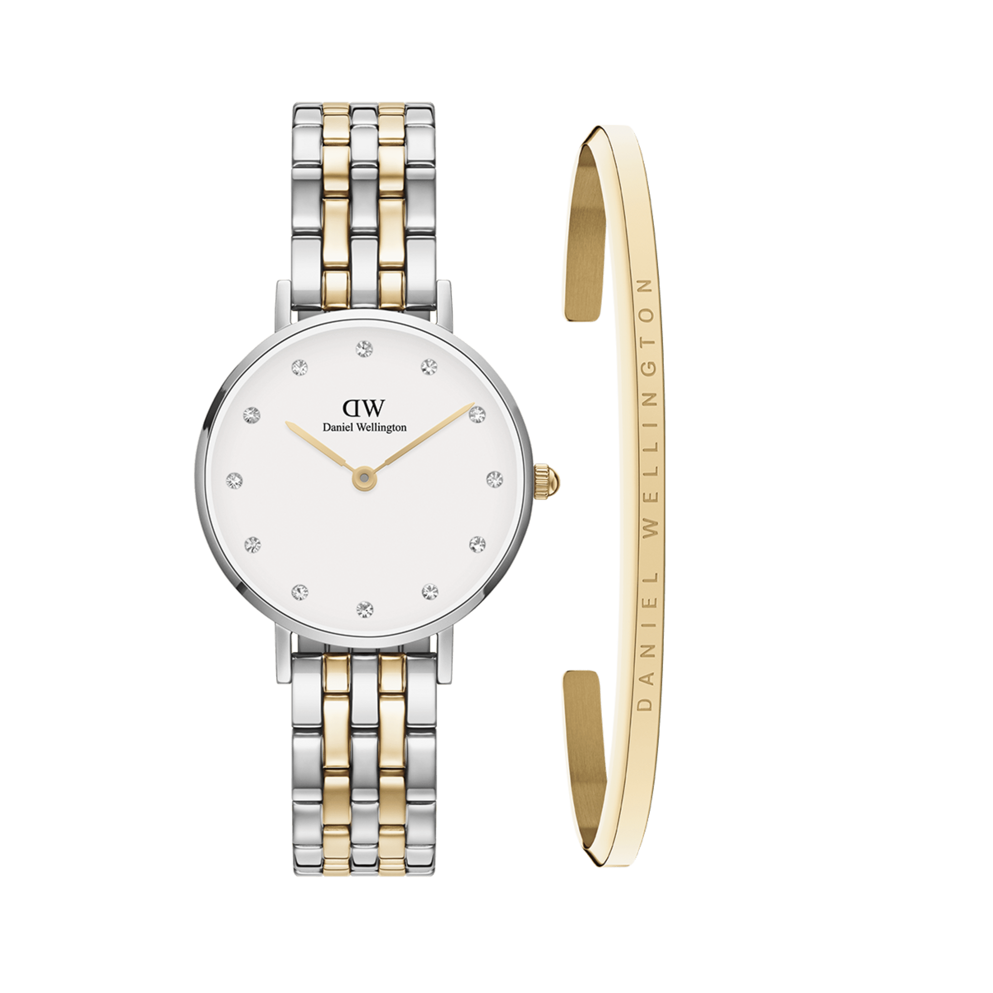 Petite Lumine 5-link two-tone + Classic Bracelet - Daniel Wellington Australia product image