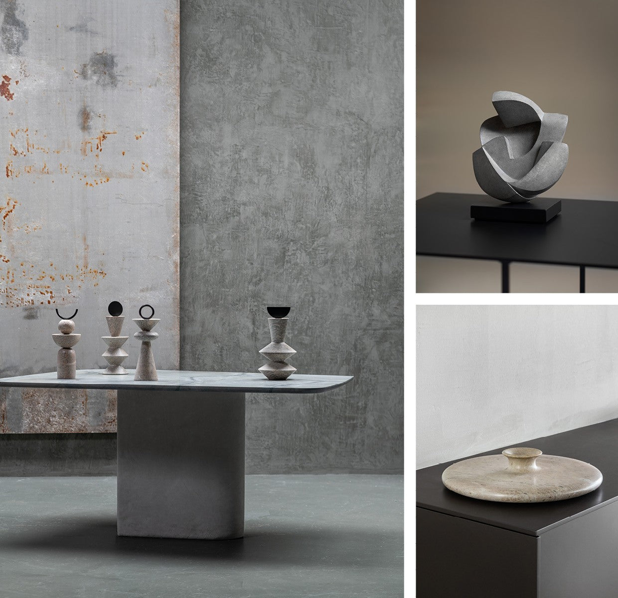Gardeco Soap Stone, Bronze & Ceramic Art Objects in various interior settings from Spacio