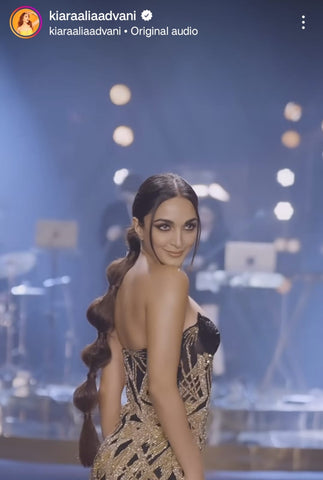 Kiara Advani in a bubble braid