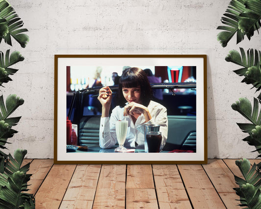 Pulp Fiction - Movie Poster (Regular - Mia Wallace On Bed) (Size: 24 X 36)