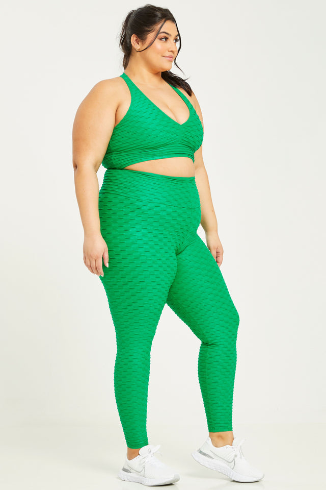 Chrome Leggings Kelly Green