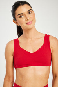 Super Stretch Sweetheart Bra True Red