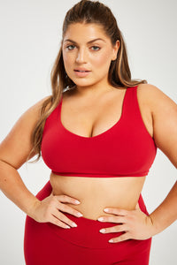 Super Stretch Sweetheart Bra True Red