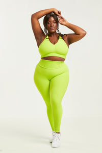 Croco Skin Leggings Citrus (FINAL SALE)